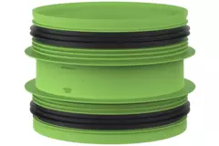 Duco tilslutningsstykke med gummi D160-D160 (M/M)