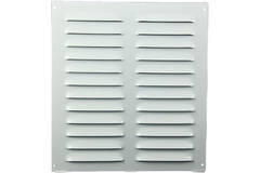 Ventilationsrist i metal, rektangulært 260x280 hvid - MR2628