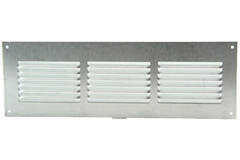 Ventilationsrist i metal, rektangulært 300x100 zink - MR3010ZN