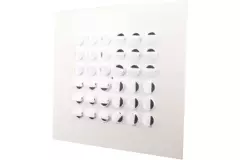 Multidyse loftdiffusor 596x596mm – MN24 RAL9010