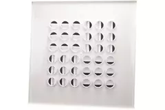 Multidyse loftdiffusor 596x596mm – MN24 RAL9010