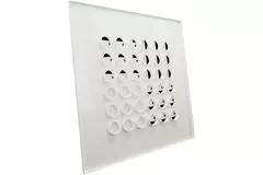 Multidyse loftdiffusor 596x596mm – MN24 RAL9010