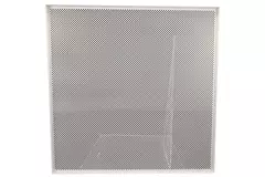 Perforeret loftsplade 600 x 600 mm til indlægning i systemlofter - RAL9010