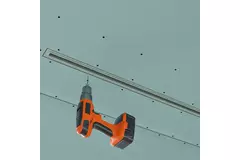 Ergovent rammeløst gitter 1000 mm med tilslutningsdiameter 90 mm - standard