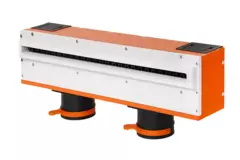 Ergovent rammeløst gitter 500 mm med tilslutningsdiameter 75 mm - standard