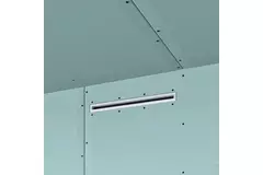 Ergovent rammeløst gitter 500 mm med tilslutningsdiameter 75 mm - standard
