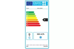 Orcon MVS-15RHP 550 m³/t + fugtighedssensor - perilex-stik
