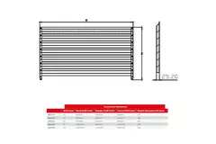 Maxivent by Econox-lameller til M4555 vandret - LV