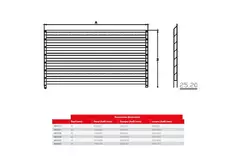 Maxivent by Econox lamel til MR4528 vandret - LV