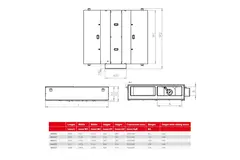 Maxivent varmegenvinding luftbehandlingsenhed loft med modstrømsveksler 700 m³/h vandret til højre - M4007