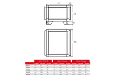 Maxivent vendbart DX-batteri til MR4521 venstre - CCDX1L