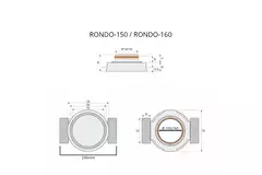 Ergovent rammeløs ventilationsventil rund 150 mm