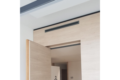 Linjediffusor i aluminium med 1 justerbar mønsterplade - 500 mm - RAL 9016
