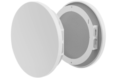 Overløbsrist med lyddæmpning - 160 mm XL - RAL 9003