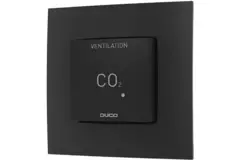 Duco CO2 rumsensor uden styring RF/Kabel sort