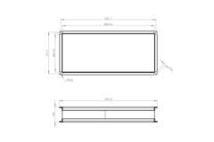 Fleksibelt stik 600 x 250 - VS 6025