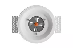 Ergovent indstikbar rammeløs ventilationsventil, rund, 100 mm – med Coanda-effekt
