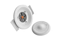 Ergovent indstikbar rammeløs ventilationsventil, rund, 100 mm – med Coanda-effekt