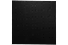 Perforeret loftsplade 600 x 600 mm til indbygning i nedhængte lofter - RAL9005 30% glans