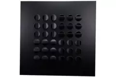 Multinozzle loftsdiffusor 596x596mm - MN48 RAL9005 30% glans