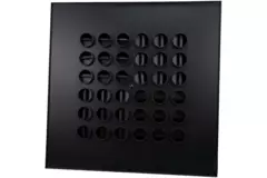 Multinozzle loftsdiffusor 596x596mm - MN48 RAL9005 30% glans