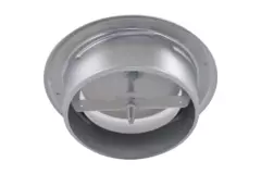 Ventilationsudblæsningsventil 100 mm metal - E-DVS100 RAL9016