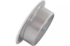 Ventilationsudblæsningsventil 100 mm metal - E-DVS100 RAL9016