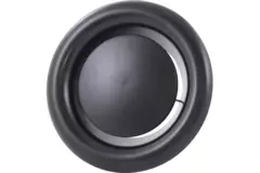 Ventilationsudblæsningsventil 160 mm metal - E-DVS160 RAL9005 30% blank