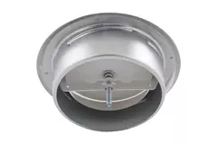 Ventilationsventil 100 mm metal - S-DVS100 RAL 9016