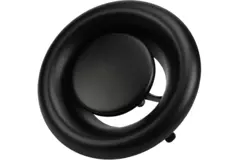 Udluftningsventil metal 100 mm med friktionsfjedre - DVS-C100 - RAL 9005 30% blank