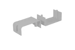 ClimaConnect-tilslutningsstykke til monteringskanal 75 mm - RAL 9010