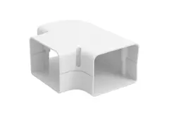 ClimaConnect T-stykke til montering af kanal 100 mm - RAL 9010