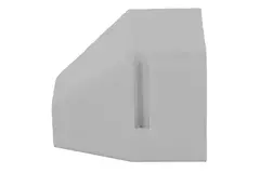 ClimaConnect endestykke til monteringskanal 75 mm - RAL 9010