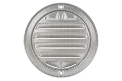 Udvendigt gitter rundt 200 mm - anodiseret aluminium
