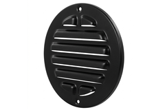 Udvendigt gitter cirkulært 200 mm aluminium - RAL9005 30% glans