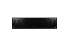 Væggitter justerbar 300x100 mm metal - RAL 9005 30% glans