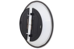 Loftsdiffusor rund med fast mønster Ø 350 mm - RAL9010