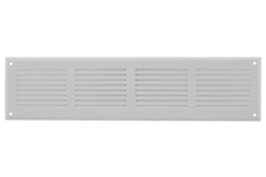 Væggitter 300x100mm aluminium - RAL9016