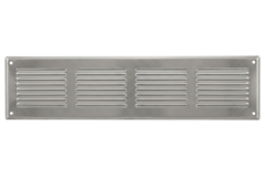 Væggitter 500x150mm aluminium - ubelagt