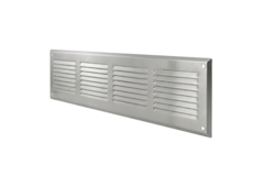 Væggitter 400x100mm aluminium - ubelagt