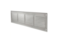 Væggitter 400x100mm aluminium - ubelagt