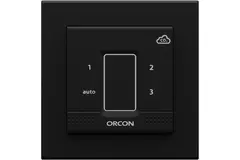 Sort dæksel til Orcon CO₂ indbygningssensor 15RF