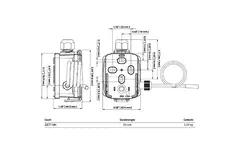 Belimo kabeltemperaturføler 4-20 mA - sonde 50x6 mm - 2 meter - 22CT-14H