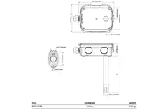 Belimo kanalsensor til fugtighed og temperatur - Modbus RTU - sonde 140 mm - 22DTH-15M