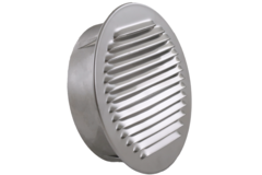 Ventilationsgitter rundt 80 mm aluminium - EL-A-R80 ALU