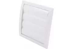 Jalousirist overtryk ventilationsrist 150x150 diameter: 100 hvid - ND10Z