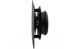 ClimaConnect Design-ventil, firkantet, Ø 125 mm – sort