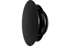 ClimaConnect Design-ventil, rund, Ø 125 mm – sort