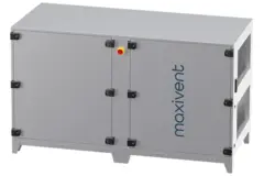 Maxivent WTW luftbehandlingsanlæg med modstrømsvarmeveksler 2800 m³/h med varmtvandsbatteri, vandret til højre – PHE 2800 H WOJR