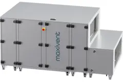 Maxivent WTW luftbehandlingsanlæg med modstrømsvarmeveksler 7600 m³/h med DX-batteri, vandret til højre – PHE 7600 H ODJR T 02